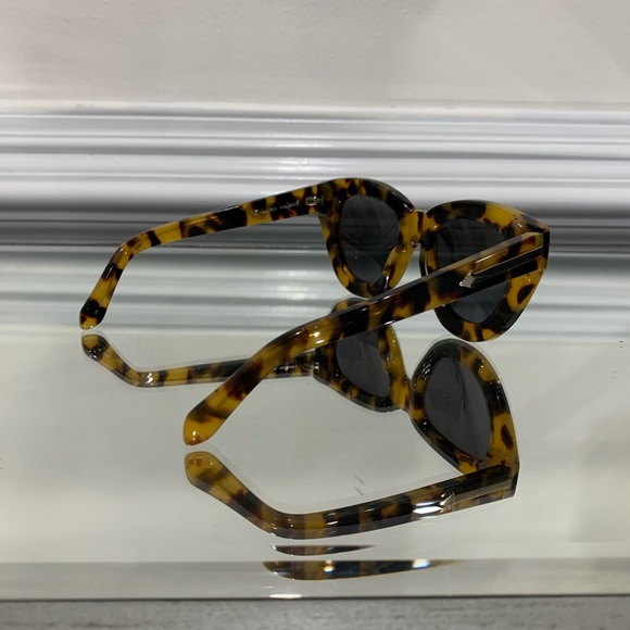 Karen Walker Tortoise Cat Eye Sunglasses - Picture 4 of 5